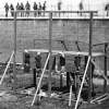 Execution of the Lincoln Conspiracy Plotters, Washington, D.C., July 7, 1865, bodies hanging, zoomable image, detail