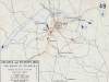 Battle of Ezra Church, July 28, 1864, campaign map, zoomable image