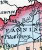 Fannin County, Texas, 1857