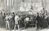Fenian Congress, Assembly Building, Philadelphia, Pennsylvania, October 16, 1865, artist's impression