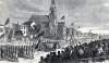 Fire Department Parade, Philadelphia, Pennsylvania, October 16, 1865, artist's impression, detail