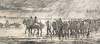"A Flank March Across Country during a Thunder Shower," Edwin Forbes, copper plate etching, 1876, detail