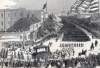 President Lincoln's Funeral Procession, Washington, D.C., April 19, 1865, artist's impression, detail