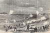 Confederate defense of Marye's Heights, Fredericksburg, December 13, 1862, British artist's impression, zoomable image
