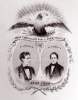 "Free Territory for a Free People," campaign banner proof, 1860