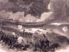 Attempt to storm Fort Wagner, South Carolina, July 18, 1863, artist's impression, zoomable image