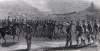 Union replacements move up to the trenches before Fort Wagner, South Carolina, August 1865, artist's impression, zoomable image