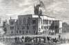 Georgia State Capitol, Milledgeville, Georgia, in Union hands, November 1864, artist's impression