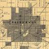Galesburg, Illinois, 1861, city map