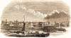 Galveston, Texas, 1861, artist's impression
