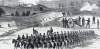 Union cavalry going into action at Culpeper Courthouse, Virginia, September 13, 1863, artist's impression, detail