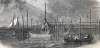 Long Island fishing nets, Gravesend, New York, October 1865, artist's impression