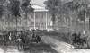 Captured Confederate artillery displayed at the War Department, October 29, 1864, artist's impression, detail