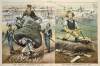 "Strong" and "Weak" Government, political cartoon, 1880
