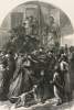 "Return of Veteran Volunteers on Furlough," Daniel R. Knight, Harper's Weekly, January 1864, artist's impression, zoomable image