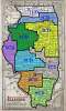 Illinois Congressional Districts, 1858