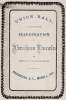 Dance Card, Union Ball, Inauguration of Abraham Lincoln, March 4, 1861