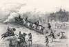 "Going Into Action," Edwin Forbes, copper plate etching, 1876, zoomable image