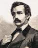 John Wilkes Booth, April 1865, artist's impression, detail