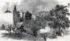 Destruction of the Macon Railway by Union Infantry, Jonesboro, Georgia, September 1864, artist's impression, zoomable image