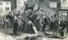 Irish migrants departing Cahersiveen, County Kerry, 1865, artist's impression, detail