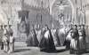 "Kiss of Peace," Installation of Archbishop John McCloskey, New York City, August 27, 1864, artist's impression, zoomable image
