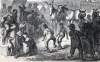 Plantation Scene, Bayou Teche, Louisiana, August 1864, artist's impression, zoomable image, detail