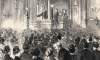 President-Elect Lincoln addresses the Ohio State Legislature, February 13, 1861, artist's impression, detail