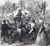 President Lincoln's triumphal visit to Richmond, Virginia, April 4, 1865, artist's impression, zoomable image