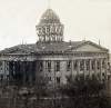 Illinois State Capitol, Springfield, Illinois, dressed in mourning for President Lincoln, May 1865