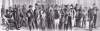 Lobby, House of Representatives, during passage of the Civil Rights Bill, March 13, 1866, zoomable image, detail.