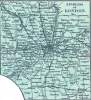 London, surrounding area, 1857