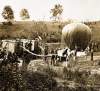 Thaddeus Lowe's Balloon Observation Unit, Gaines Mill, Virginia, circa 1862, zoomable image
