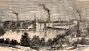 Lowell, Massachusetts, 1861, artist's impression