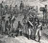 "A Lull in the Fight," Edwin Forbes, copper plate etching, 1876, detail