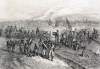 "A Lull in the Fight," Edwin Forbes, copper plate etching, 1876, zoomable image