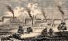 Manchester, New Hampshire, 1861, artist's impression