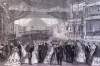 Grand Reception, New York National Guard's Seventh Regiment, New York City, January 31, 1866, artist's impression