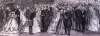 Grand Reception, New York National Guard's Seventh Regiment, New York City, January 31, 1866, artist's impression, detail