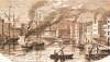 Milwaukee, Wisconsin, 1861, artist's impression