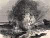 Explosion of the mine beneath Fort Hill, Vicksburg, Mississippi, June 25, 1863, artist's impression, zoomable image