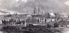 Union Army Ordnance Depot, Morris Island, Charleston Harbor, August, 1863, artist's impression, zoomable image