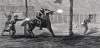 Confederate raiders attempt the capture of Union generals, Memphis, Tennessee, August 21, 1864, artist's impression, detail