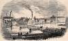 Nashua, New Hampshire, 1861, artist's impression