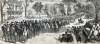 Bi-Centennial Parade, Newark, New Jersey, May 17, 1866, artist's impression, detail