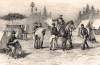 "Newspapers in Camp," Edwin Forbes, copper plate etching, 1876, zoomable image
