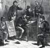 First issue of Union newspaper "Loyal Georgian," Savannah, Georgia, December 24, 1864, artist's impression, detail