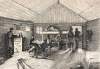 "Officers' Winter Quarters," Edwin Forbes, copper plate etching, 1876, zoomable image