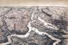 Junction of Ohio and Mississippi Rivers, with view of Mississippi Valley, circa 1861, zoomable image