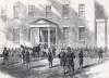 Main Entrance, Old Penitentiary, Washington, D.C., May 1865, artist's impression